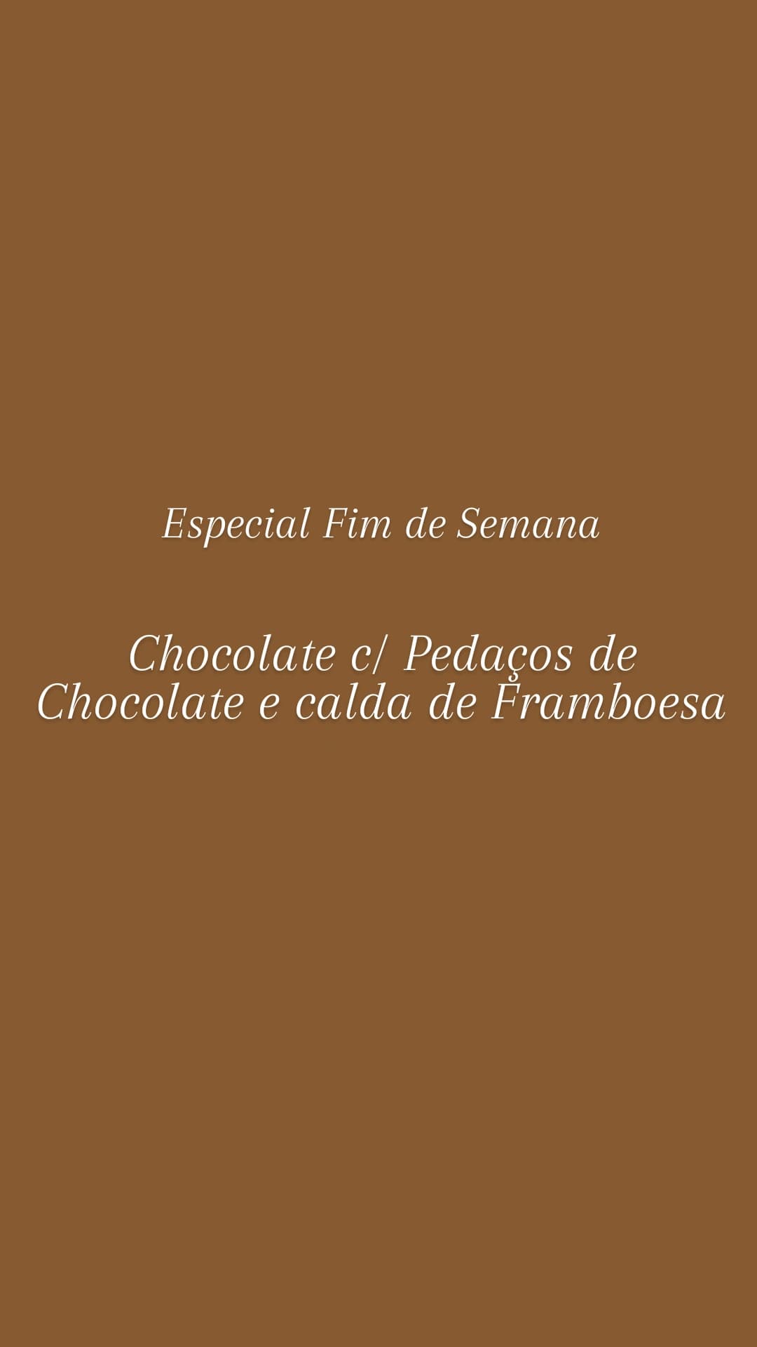 Chocolate com Pedaços de Chocolate e Framboesa