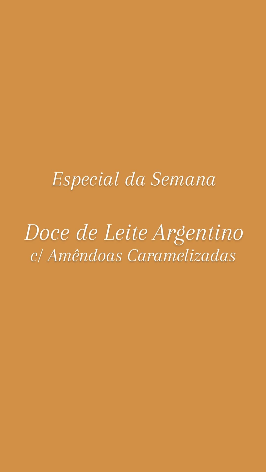 Doce de Leite Argentino com Amêndoas