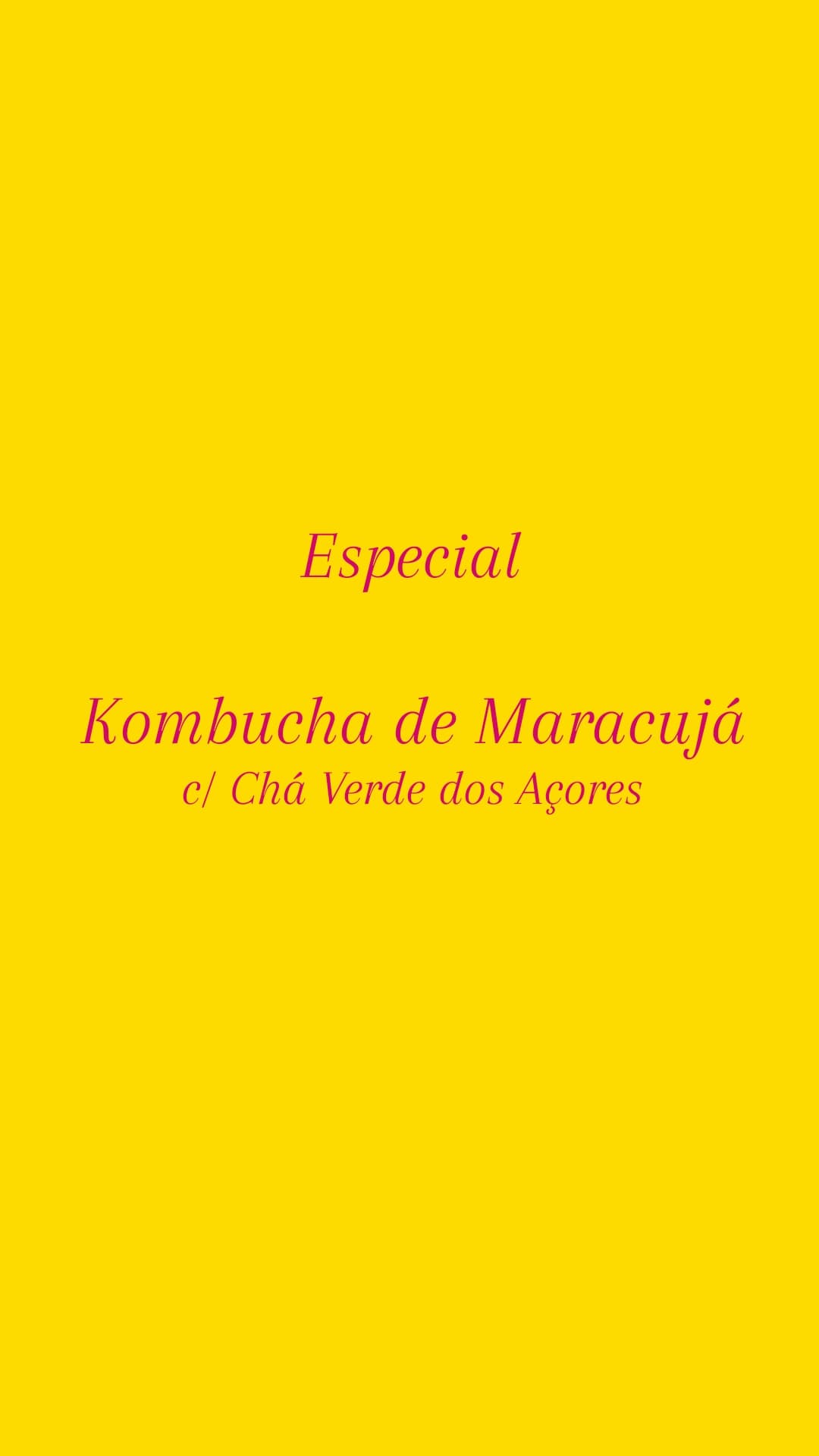 Kombucha de Maracujá