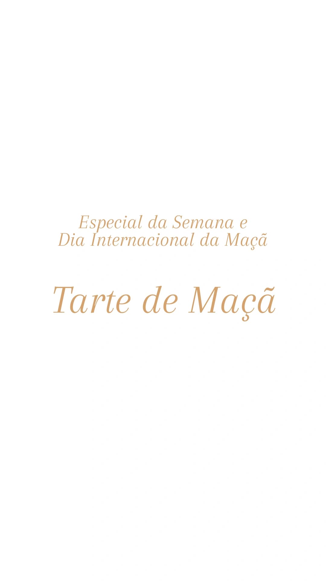 Tarte de Maçã