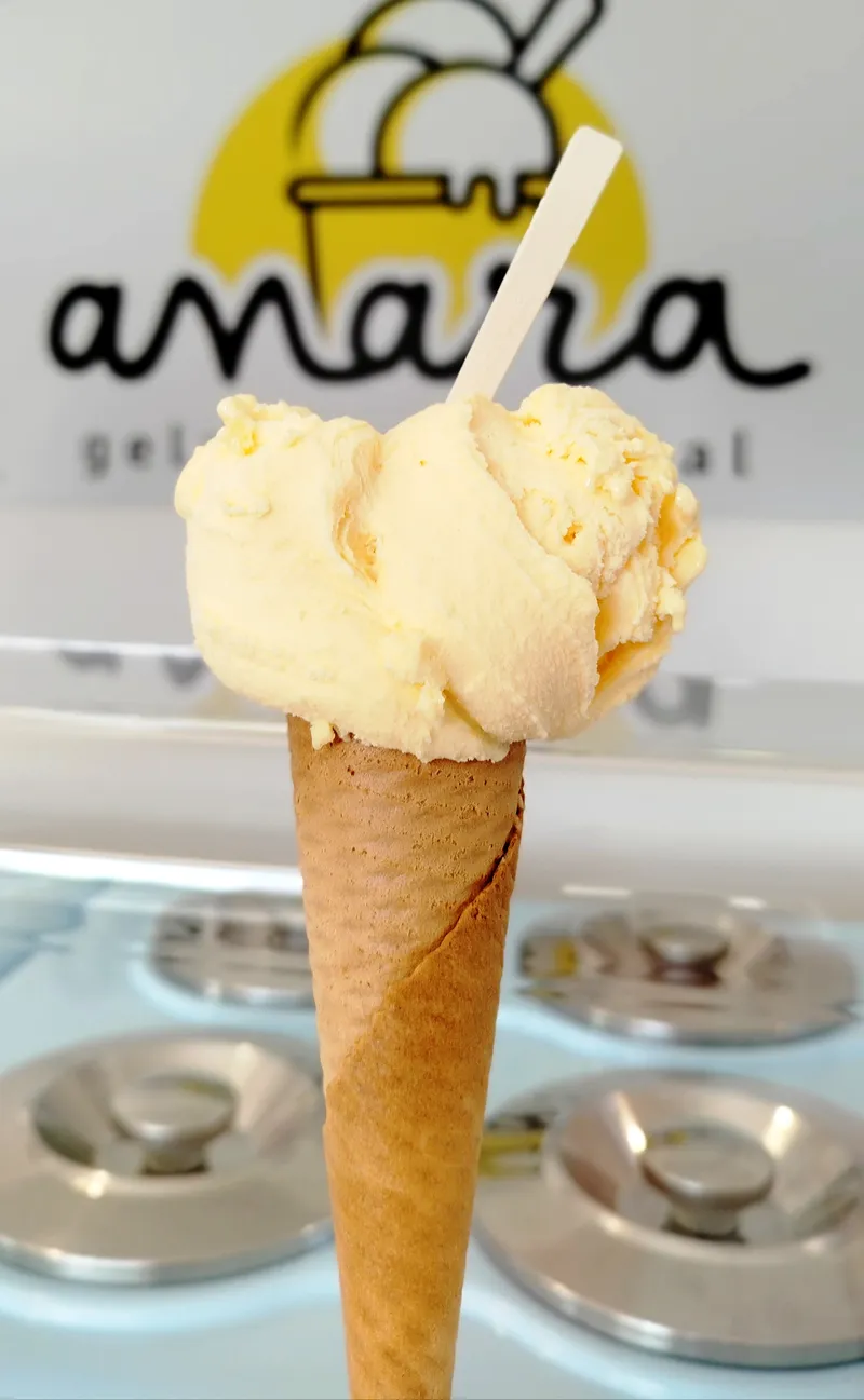 Algarve Orange artisanal gelato — Anara Gelado Artesanal