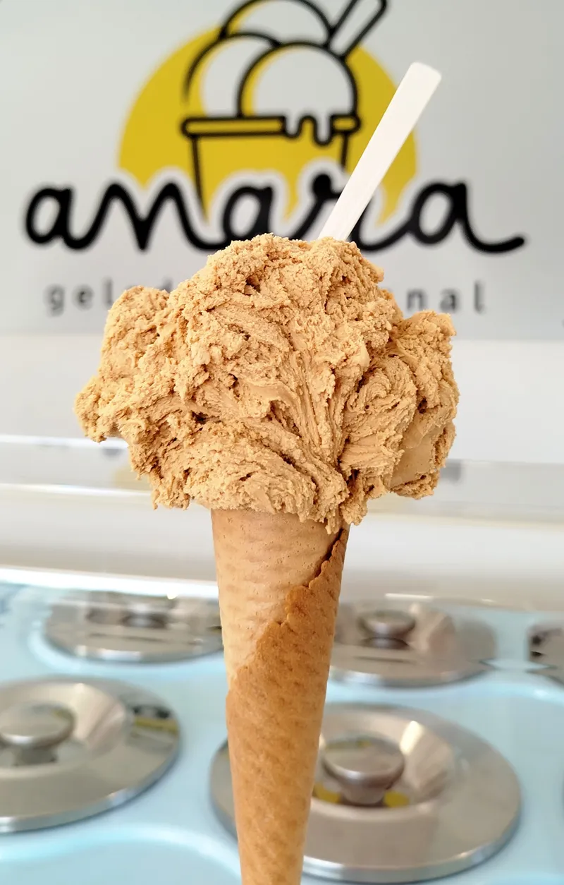 Doce de Leite artisanal gelato — Anara Gelado Artesanal