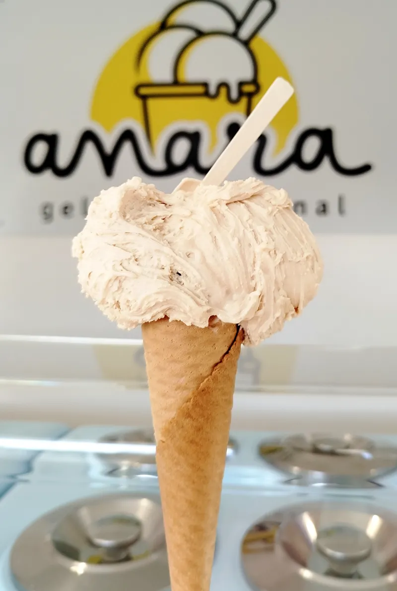 Hazelnut Piemont artisanal gelato — Anara Gelado Artesanal