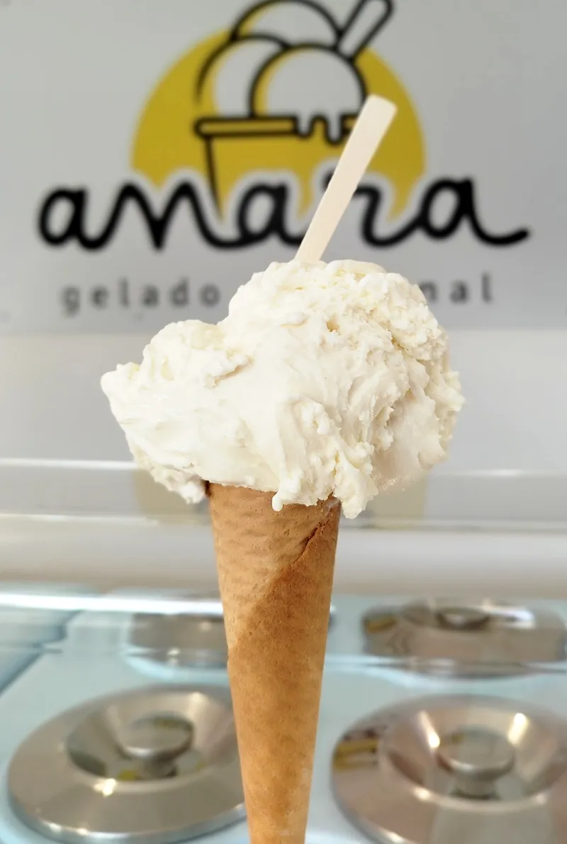 Fior di Latte artisanal gelato — Anara Gelado Artesanal