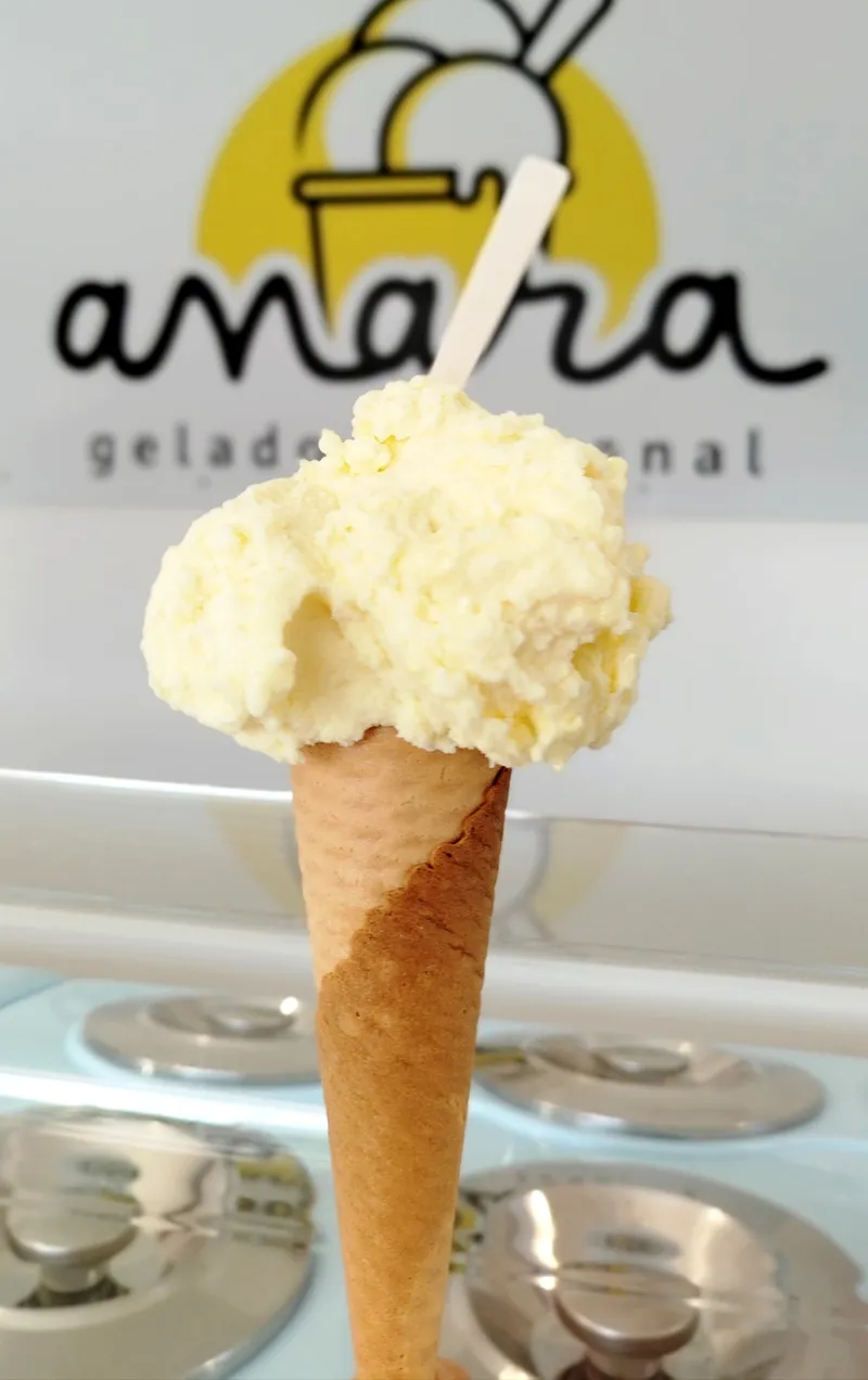 Pineapple artisanal gelato — Anara Gelado Artesanal